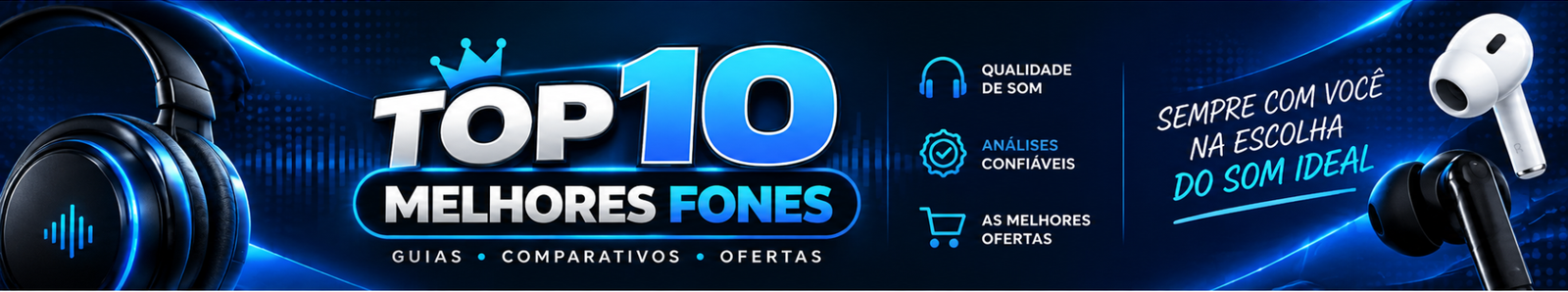 Top 10 Fones de Ouvidos 2026